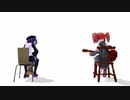 ギターとジャンベを演奏するテトとデフォ子