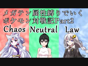 【ポケモン剣盾】メガテン属性縛りでいくポケモン対戦記Part2【VOICEROID実況】