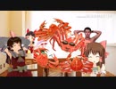 蟹を食べるRIM一家