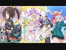 2017年春アニメ・話数ごとの人気ランキングの推移【ニコ生】【2017年4月期】