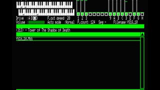 MSX FM音源(MGSDRV) YS1より『Tower of The Shadow of Death』