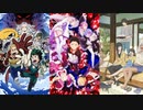 2016年春アニメ・話数ごとの人気ランキングの推移【ニコ生】【2016年4月期】