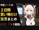 2日間貰い物だけ生活まとめ-1枠目-