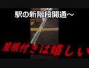私が良く利用する駅の歩道橋が新調されたので歩いてみた