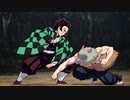【鬼滅の刃】伊之助 VS 炭治郎【高画質】