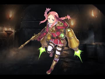千年戦争アイギス 筆頭飛行士オヴェリー 【研究塔の巨兵×ロケットパンチ】