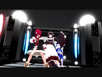 【にじさんじMMD】WAVE【さんばか】