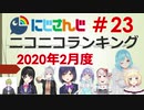 にじさんじニコニコランキング #23 2020年2月度