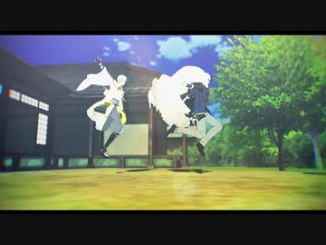 【MMD刀剣乱舞】ジベタトラベル【山姥切国広・鶴丸国永】