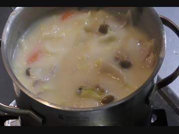 今夜は 白菜シチューよ！29飯目
