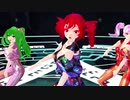【重音テト　櫻花アリス　小春音アミ】天樂【MMD】