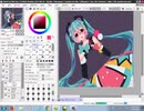 【Speedpaint】初音ミク 1 2 th マジカルミライ 2018ver