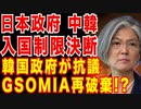 日本への韓国人入国制限に文政権が猛抗議!!韓国政府が暴挙!?GSOMIA再破棄!?
