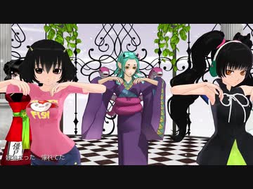 【MMD鬼徹】被害妄想携帯女子（笑）【第５回MMD鬼徹桃祭り】