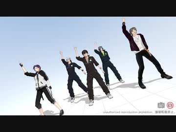 【MMD刀剣乱舞】ELECT(大体固定カメラ)【長谷部・同田貫・明石・大典太・日本号】