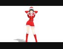 【MMD】MMDオリキャラ なっちゃん クリスマス衣装 Sexy Walk