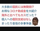 お得なコロナ助成金を大紹介「個人への個別支給はなく、海外との比較をすると日本はカスだった」