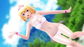 【東方MMD】ビキニの霊夢アリスできょうもハレバレ