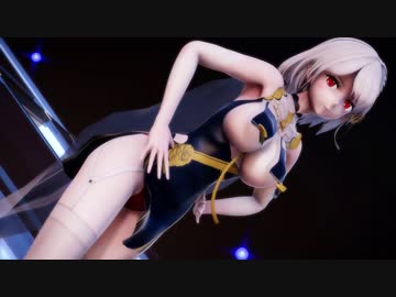 【MMD】シリアス青雲映す碧波衣装でハイファイレイヴァー【アズレン】