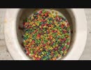 フルーツループをトイレに流してみた４