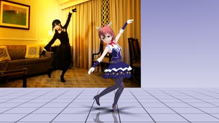 【MMD】ワンルーム・オール・ザット・ジャズ-比較動画編-（モーション配布）