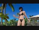 【DOAX3F】着替え成功＋失敗+中断(試作版) 女天狗編
