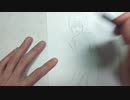 FF7 ユフィをシャーペンで描いてみた