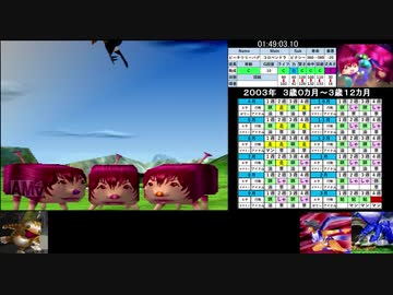 モンスターファーム２RTA_コロペンドラ種編_３時間２５分５２秒_5/8【３体目/３８】