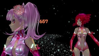 【重音テト　櫻花アリス　小春音アミ】ストロボナイツ【MMD】