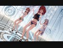 【MMD】らぶ式Rouge・Saya・Yukiで『被害妄想携帯女子（笑）』1080p