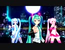 【MMD】Tda式ミクさん（デフォ・桜・雪）が踊ってみた！【Prhythmatic】
