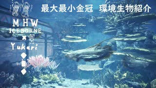 【MHWI】環境生物最大最小金冠紹介47白金魚