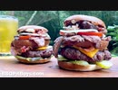 ビーフベーコンベーグルバーガー