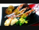 【料理】赤海老と新じゃがのアイオリーソース焼き #55