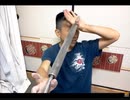 のまさんち「自作！オールステンレスＳＵＳ304の回転式麺棒！」