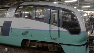 (長笛と共に)251系スーパービュー踊り子１０号最後の回送発車(30年間ありがとう)