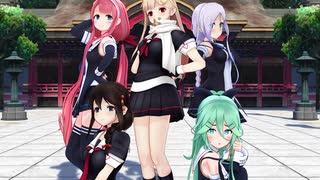 【MMD艦これ】海風と江風と山風と+αで気まぐれメルシィ