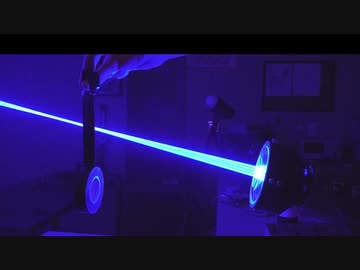 超破壊力　100Wブルーレーザー