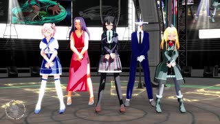 【MMD踊らせてみた】Night of Fire【モデル配布あり】