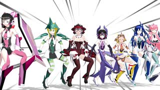 【MMD】シンフォギア装者7人でパッサパサ