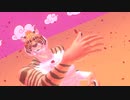 blenderでMMD ラーメン狼とカレー虎 カレー虎で[A]ddiction