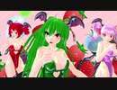 【重音テト　小春音アミ　櫻花アリス】小悪魔達でトゥインクル【MMD】