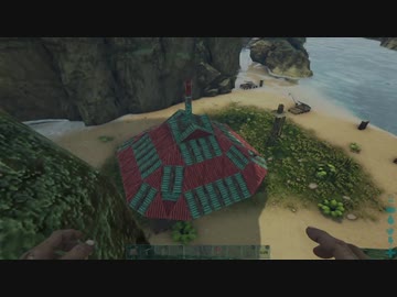 ２分ちょっとで 豆腐ハウスにトンガリ屋根を作る方法 Ark ニコニコ動画