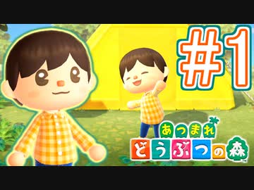 【あつまれ どうぶつの森】満員電車のない無人島で過ごすことにしました。part1