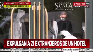 アルゼンチン政府 宿泊先隔離無視し観光した韓国人21人を国外追放...生中継されるw