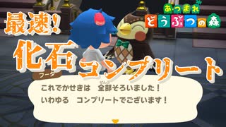 あつ森 今回の博物館すごすぎる 最速化石コンプリート あつまれどうぶつの森 ニコニコ動画