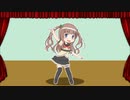 ちえりちゃん、ダンス練習中【手描き】
