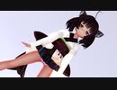 【MMD】きりたんきりたん★エイリアンエイリアン【縞パン】