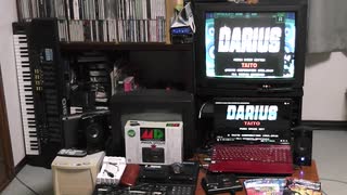 DARIUS（メガドライブミニ版と「なんちゃってMSX版」）の比較動画