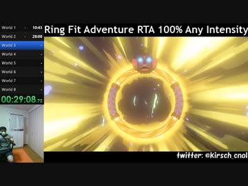【Part2】リングフィットアドベンチャー RTA 運動負荷1 100％ 24:35:48 【ゆっくり解説】